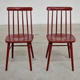 Paire de chaises style scandinave Stol Kamnik, ex Yougoslavie