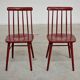 Pair of Scandinavian style Stol Kamnik chairs, ex Yugoslavia