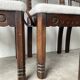Set of 6 brutalist chairs from the 1940s