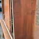 Modernist mural placard from the 1950s – sliding doors, workshop spirit