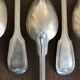Lot 12 tablespoons in silver metal Cailar & Bayard goldsmith