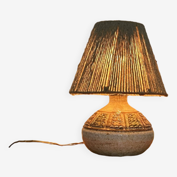 Lampe en céramique vallauris vintage 1960