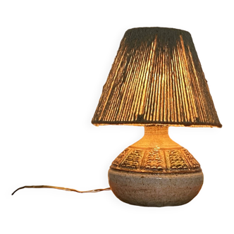 Lampe en céramique vallauris vintage 1960