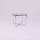 Table basse modèle MR par Ludwig Mies van der Rohe pour Knoll International, États-Unis, années 1980