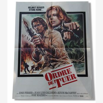 Original movie poster "Order of kill"