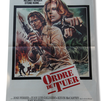 Original movie poster "Order of kill"