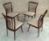 Set of 4 wooden chairs by Maurizio Tempestini (It.) - mid 20th century.