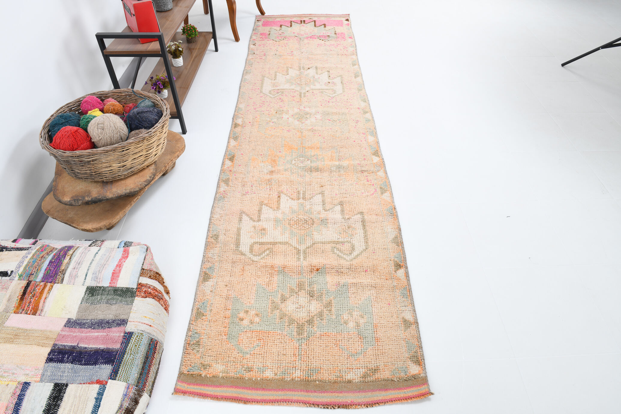Runner rug, 88x348cm