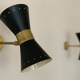 Pair Wall Lamp Diabolo Black
