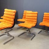 Set of 6 Space Age Dining Chairs, 1970s