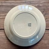 Set of 9 Gien flat plates, Gaston model