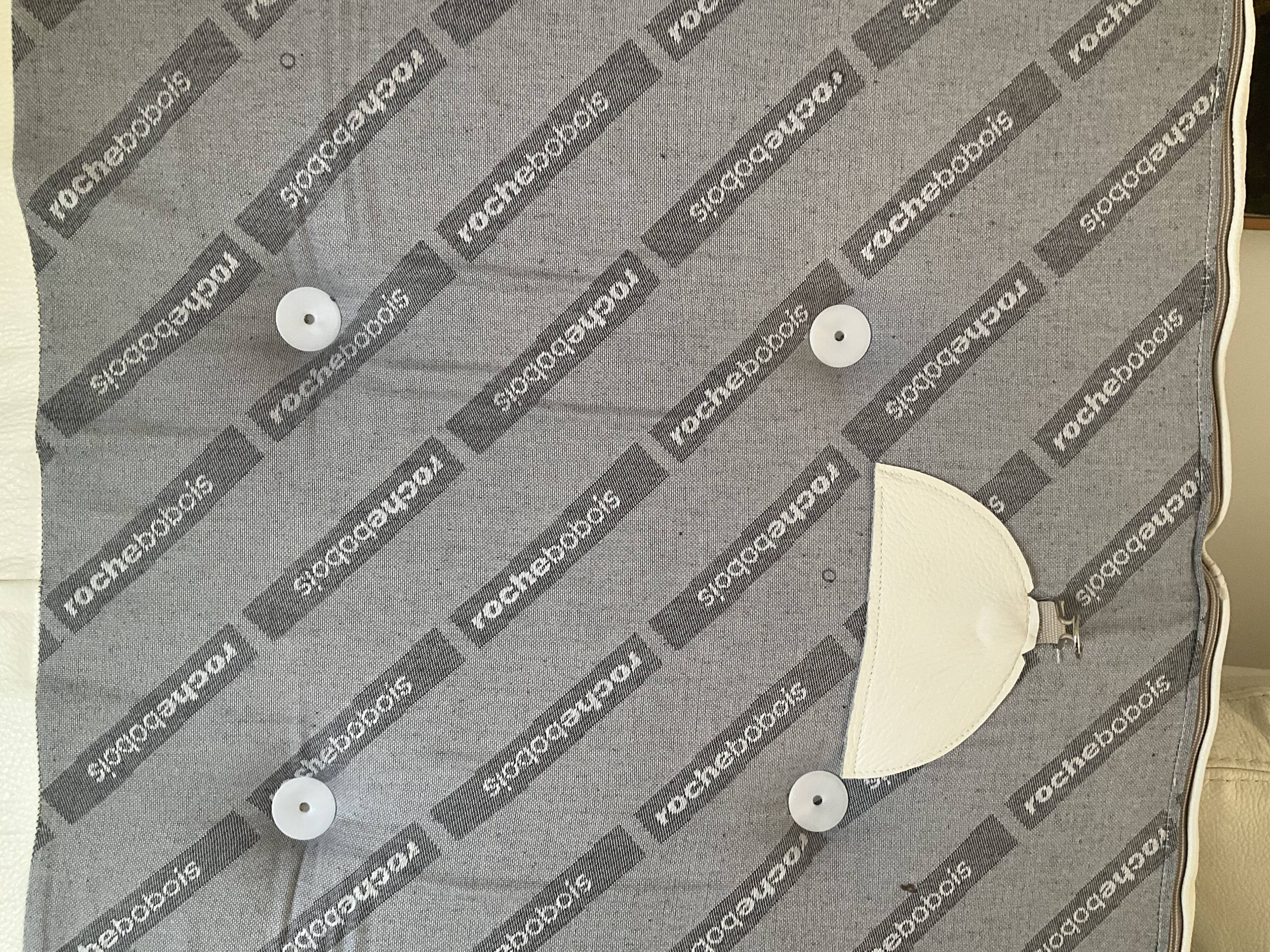 Roche Bobois leather two-seater sofa