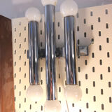 Vintage chrome wall lamp, 1970
