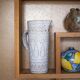Vintage pitcher, Vallauris ceramic pitcher signed by Jean Austruy, large pitcher, vase, collection