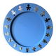 Alessi Girotondo tray diameter 40cm blue epoxy