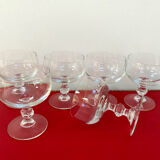 Set of 6 champagne or ice cream bowls