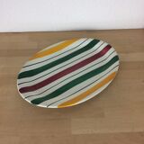 Plat en céramique Longchamp multicolore