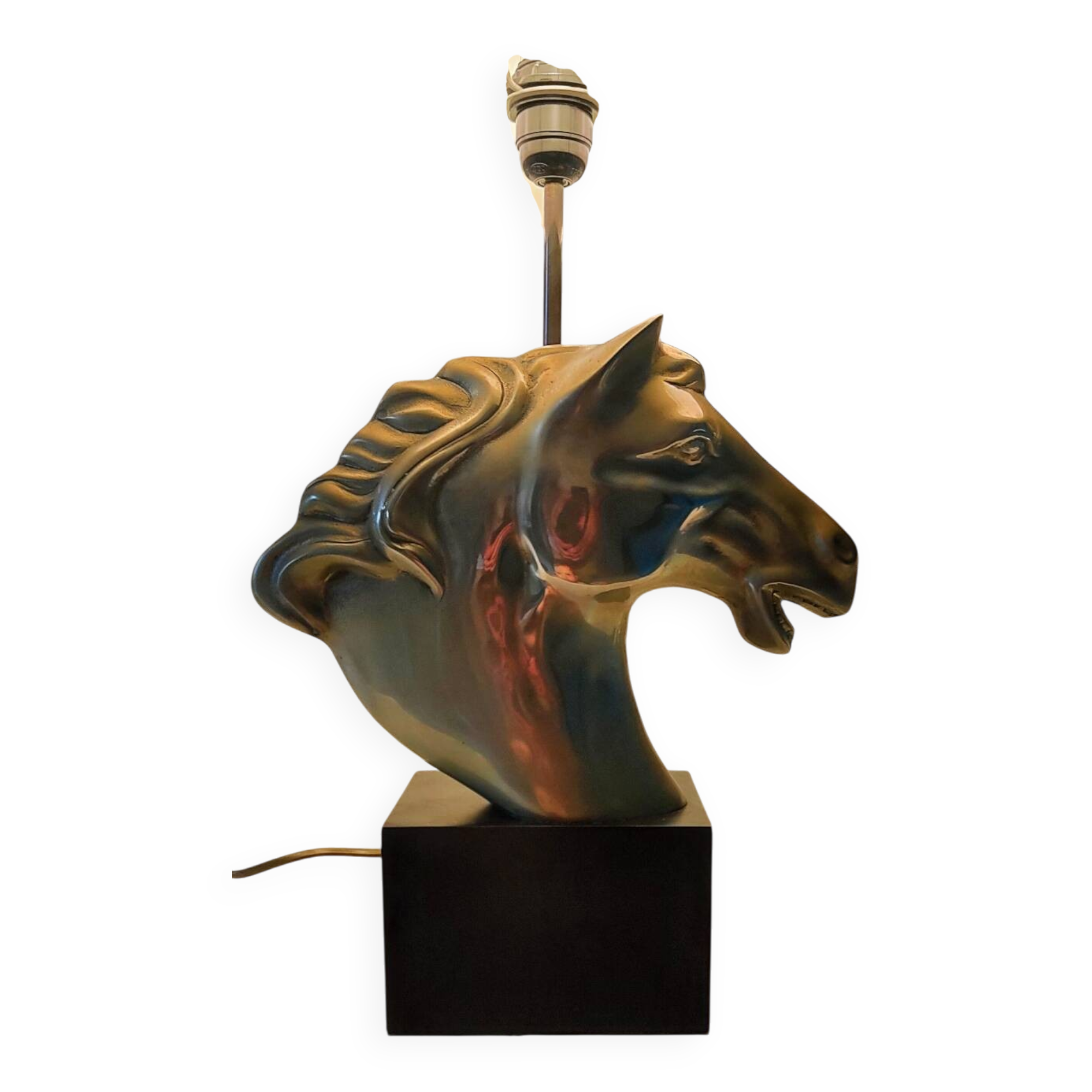 Horse lamp in the style of Maison Charles 1980