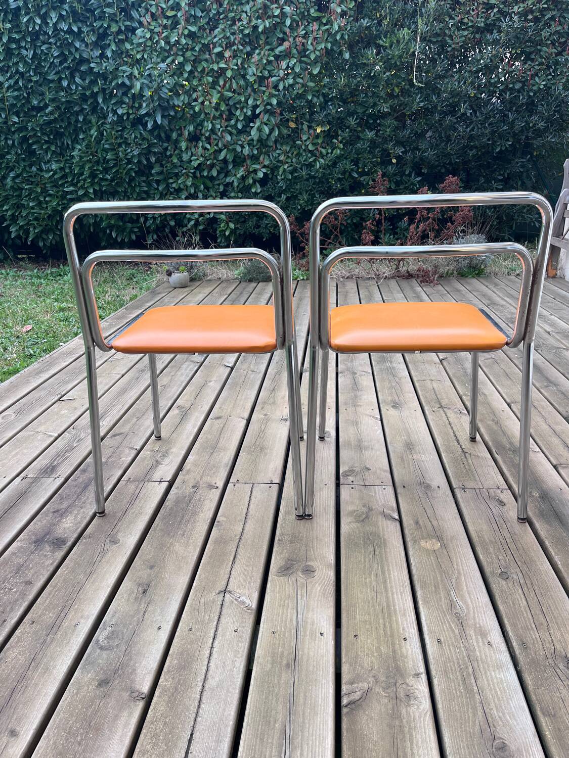 Paire de chaises vintage design Bauhaus - style Oryx