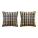 Set of 2 vintage kilim cushion covers 38x41 cm