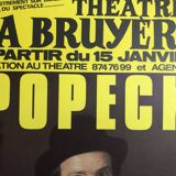 Popeck show poster "We are not savages" 1981