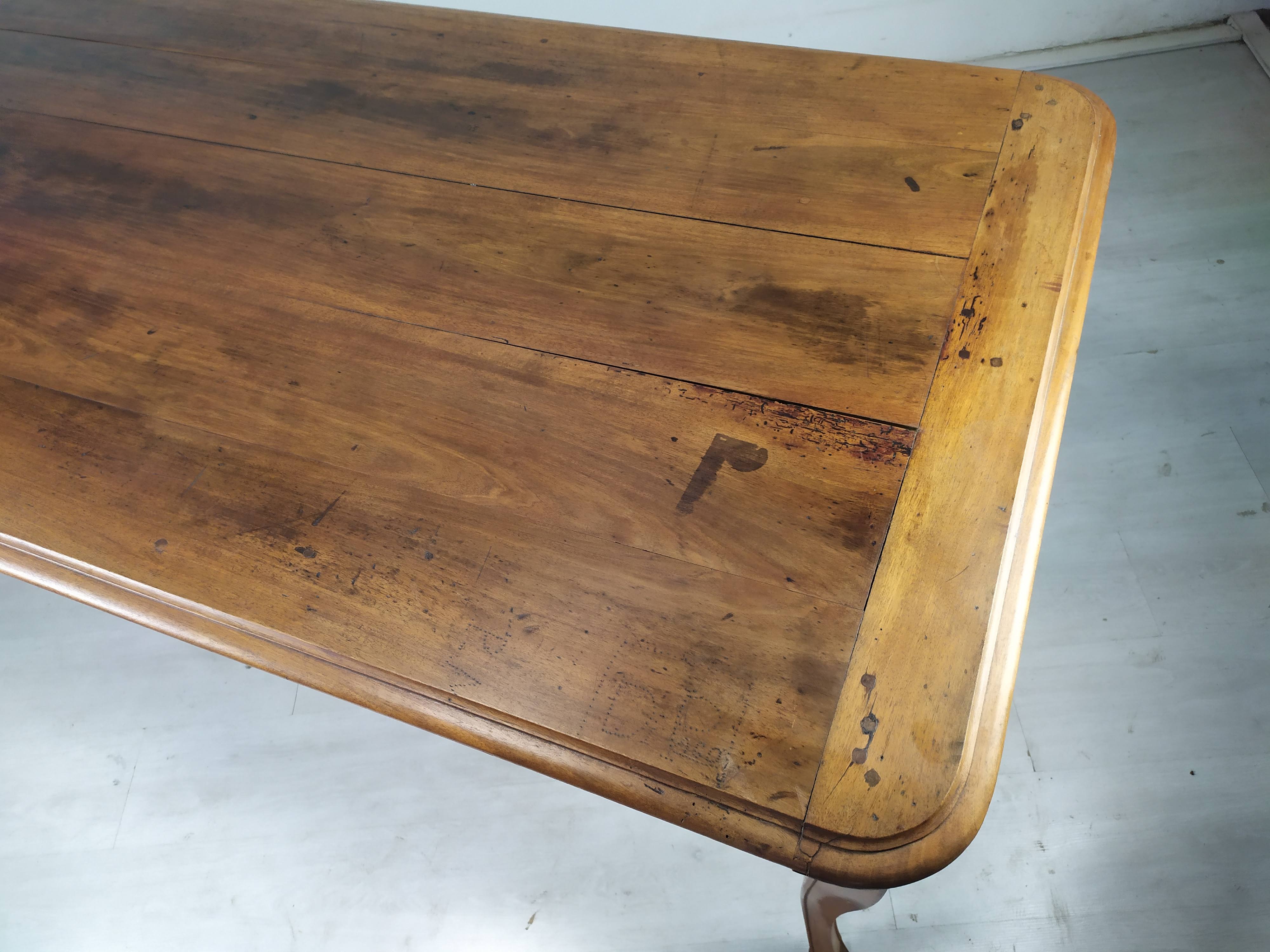 Louis XV walnut table