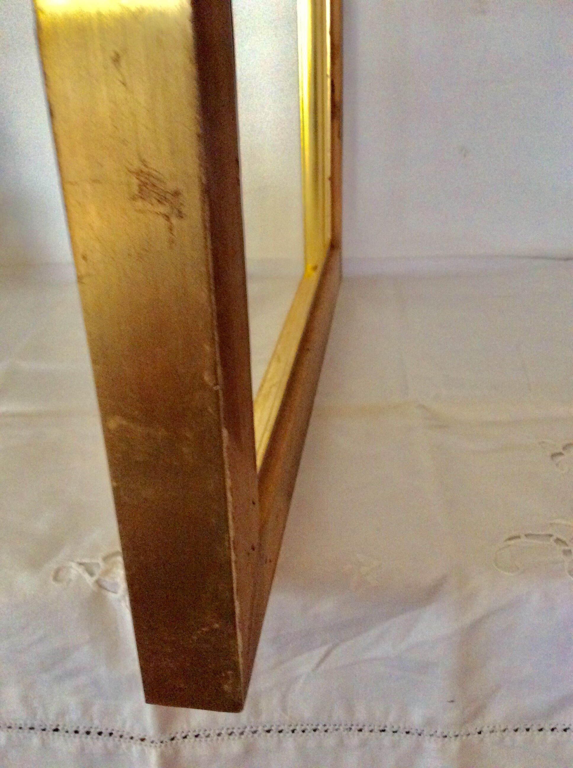 Gold-s length contemporary empty frame: 52x37 cm- total size: 60x45.5cm- Pr -3.5cm-