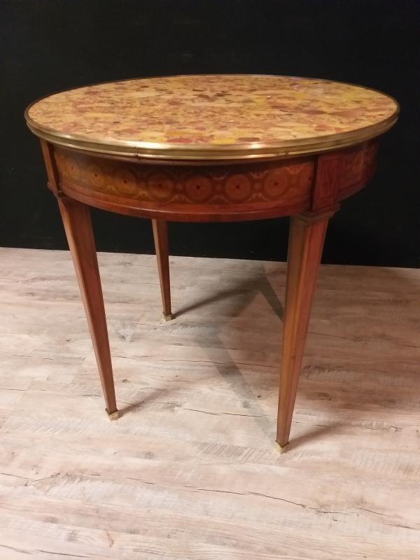 Louis XVI-style round side table