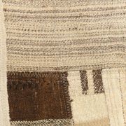5x8 Cream & Beige Mid Century Modern Kilim Rug, 167x234Cm