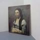 Fred Neumann After Jean Baptiste Camille Corot, The Woman with the Pearl, 1980s, Oil on Canvas