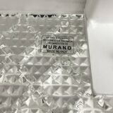 Pair of Modern Italian Murano Glass Textured Wall Sconces