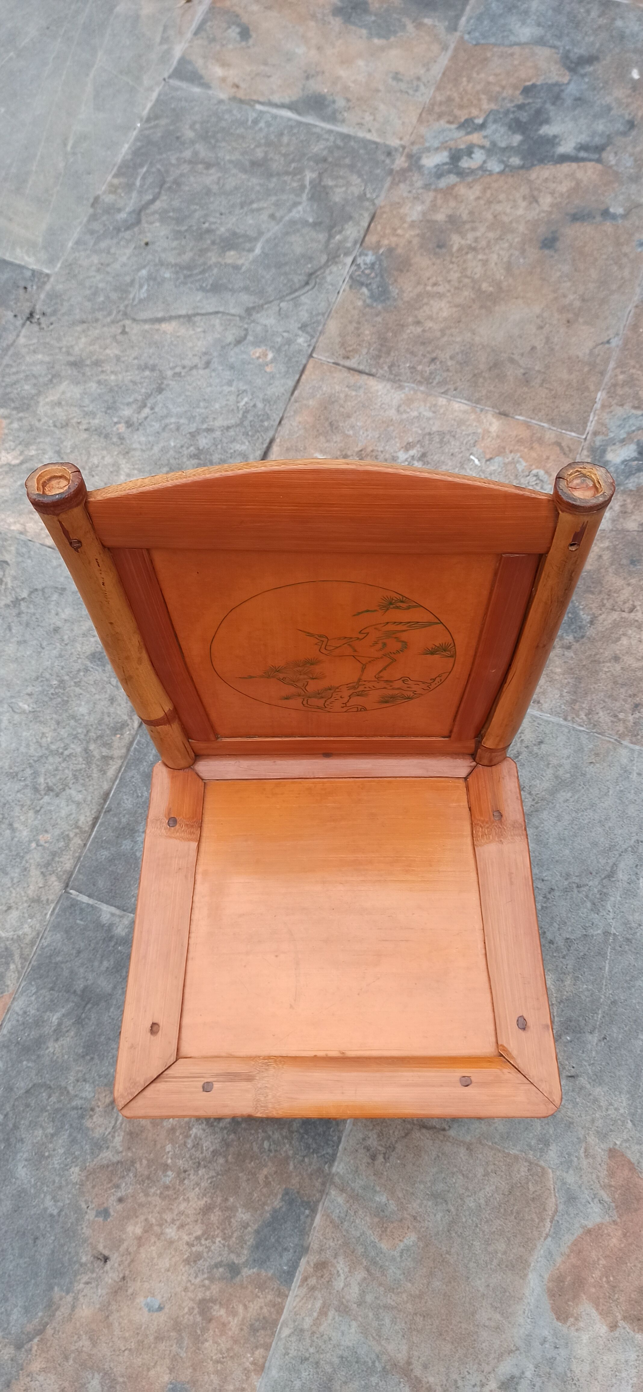 Vintage bamboo chair