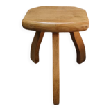 Vintage tripod plant stand stool Scandinavian decoration slow craftsmanship