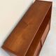 Vintage wooden cabinet with sliding doors