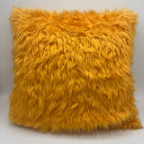 Vintage fur cushion