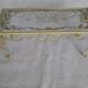 Glass and wrought iron coffee table. 1950s/1960s