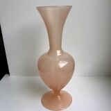 Pale pink opaline vase 40s