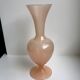Pale pink opaline vase 40s