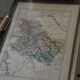 Map of the Yonne, printed in 1889. Authentic Vintage.