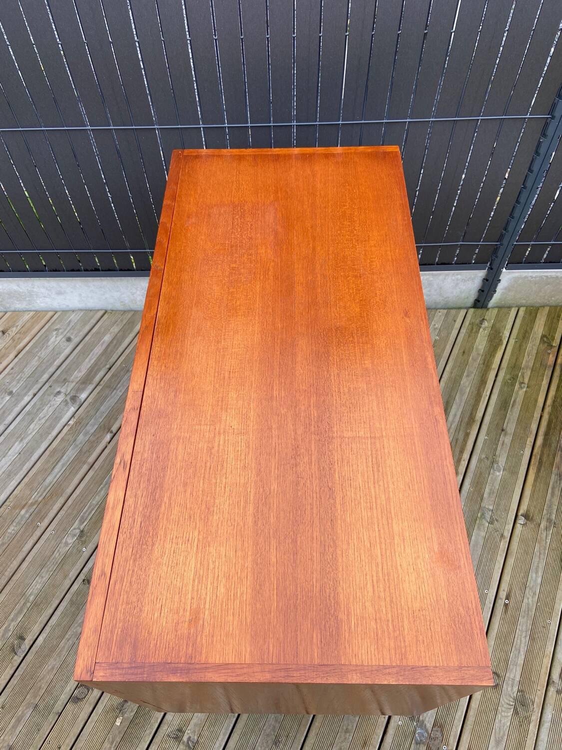 Teak chest of drawers