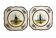 Quimper HB two square plates of Breton peasants from the early 20th century