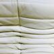 French Togo sofa in white cow leather by Michel Ducaroy for Ligne Roset.