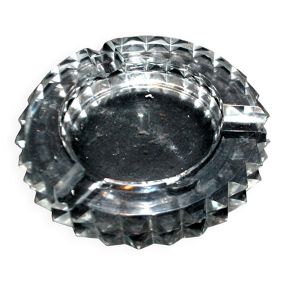 Cendrier en cristal Saint-Louis modèle Diamant Art Déco taille 11167