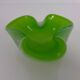 Green Sommerso Murano Glass Ashtray, Italy, 1960s