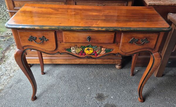 Console en merisier massif
