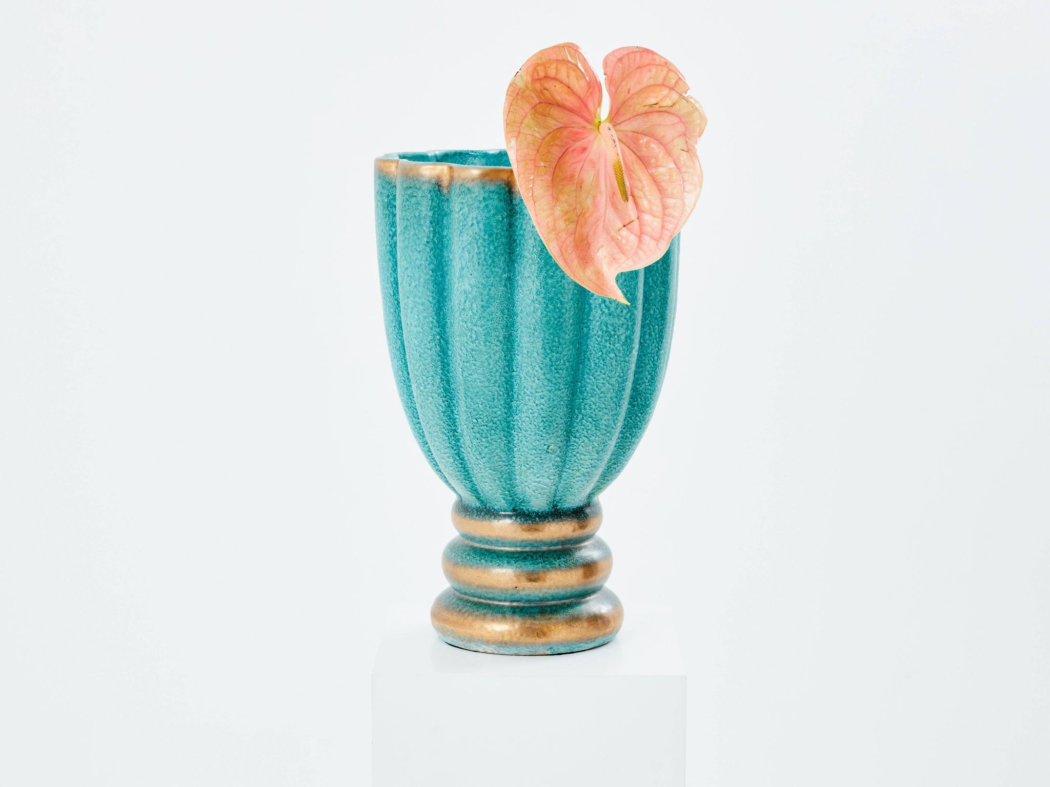Gabriele Bicchioni large Italian ceramic vase circa 1930