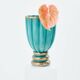 Gabriele Bicchioni large Italian ceramic vase circa 1930