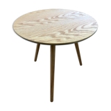 Wooden round coffee table
