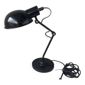 Articulated black metal lamp