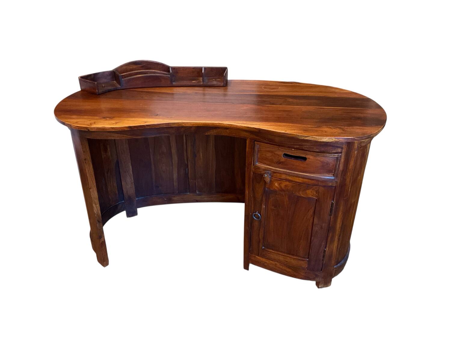 Bean wood desk